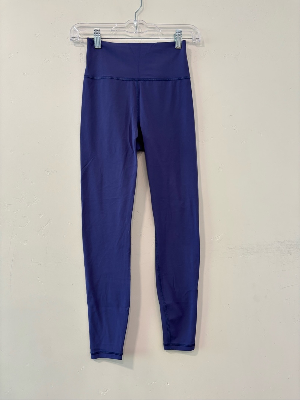 Rhoback Women's Size XS Leggings Vista High Rise Flag Blue Gym Running